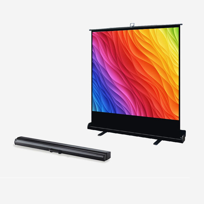 Mini DLP projector screen 16:9, 3D Film Portable Projector Screen Curtain Wall Mount White Projector Screen Movie Screens for Projector